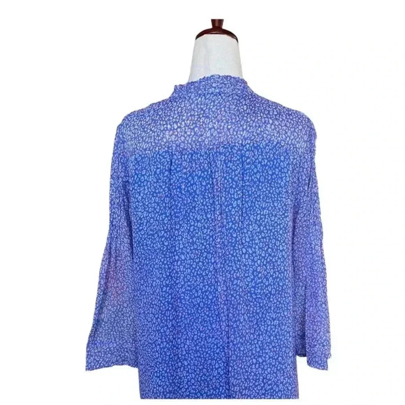 Diane Von Furstenberg Silk Layla Dress Cornflower Blue Size 2 - Picture 4 of 9